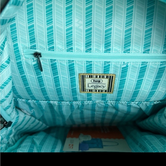 USED ONCE Lug Legacy Collection Puddle Jumper Backpack in Brushed Aquamarine 🎒 - Picture 4 of 12
